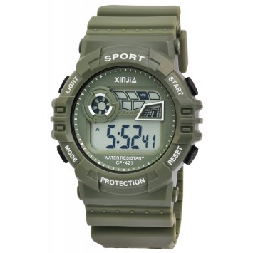 XINJIA watch with green silicone strap 2400018-003 XINJIA 14,00 €