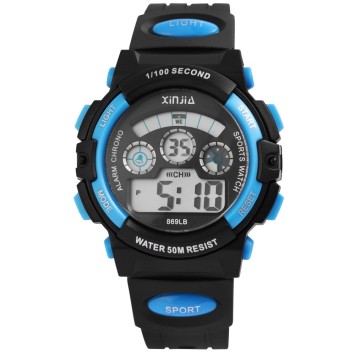 Reloj digital deportivo XINJIA negro y azul 2410006-002 XINJIA 16,00 €