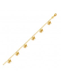 Magnifico braccialetto placcato oro con cavalli, lunghezza 18 cm 328137 Laval 1878 29,90 €
