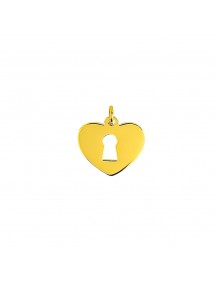 Colgante de corazón con candado recortado chapado en oro 326891 Laval 1878 15,00 €