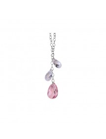 Swarovski Crystal Necklace Pink and White and Silver 3170226 Laval 1878 29,90 €