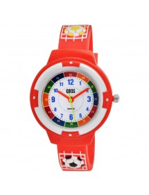 Football QBOS watch, red silicone strap 4500022-003 QBOSS 12,00 €