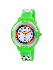 Montre pédagogique QBOS Football bracelet en silicone vert clair 4500022-004 QBOSS 19,95 €