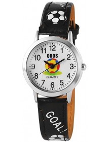 Montre Football QBOS avec bracelet en cuir noir 4900001-001 QBOSS 14,00 €