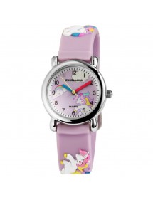 Excellanc Pony Uhr lila Bildschirm und lila Silikonarmband 4500005-003 Excellanc 16,00 €