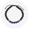 Armband med pärlor och naturstenar för kvinnor