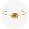 Gold-plated bracelets for women