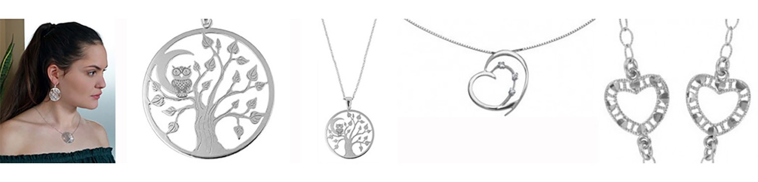 Elegant Silver Necklaces for Women | Modern & Chic Jewelry